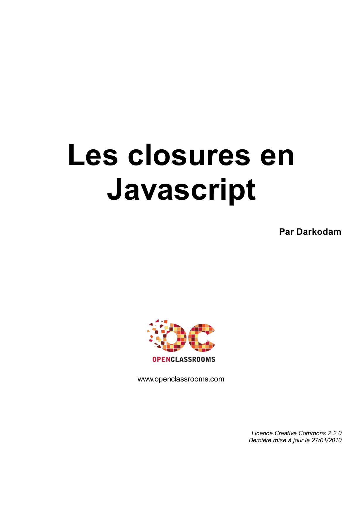Les closures en Javascript