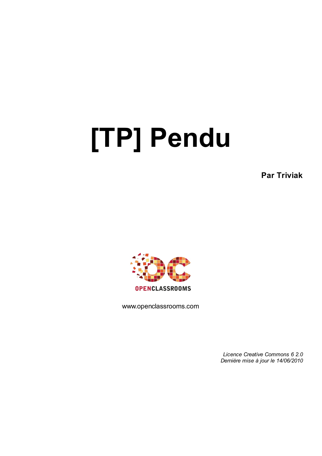 [TP] Pendu